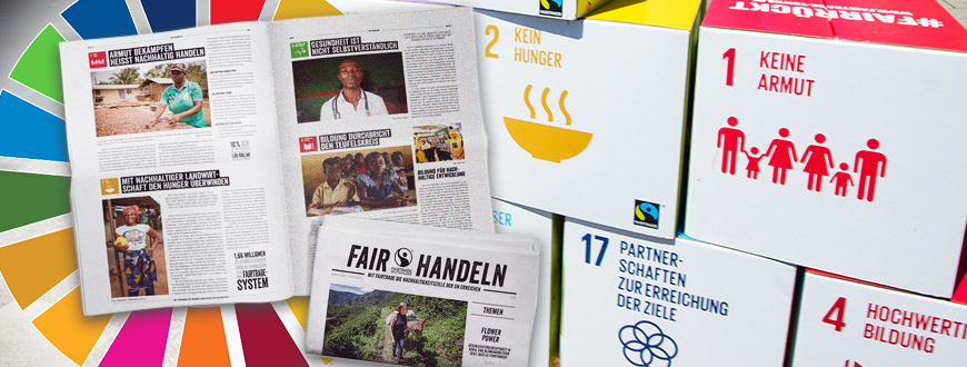 Symbolbild / Collage| Materialien zu "Fairtrade und die SDGs"