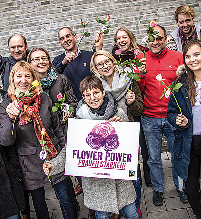 Flower Power – Aktion von Fairtrade zu fair gehandelten Rosen