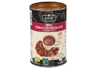 FAIR Bio-Trinkschokolade Edelbitter mit 60% Kakaoanteil-