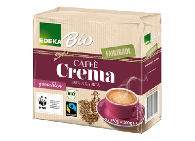 Edeka Bio Caffé Crema Röstkaffee gemahlen-