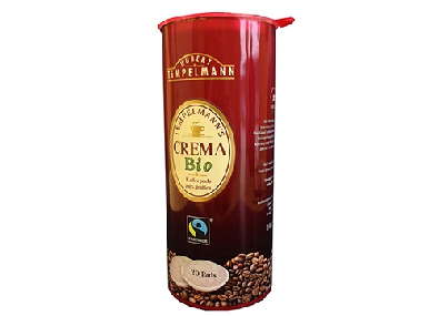 Tempelmann's Crema Bio Kaffeepads-