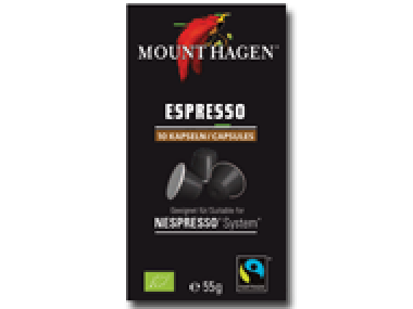 Mount Hagen Espresso Kapseln-
