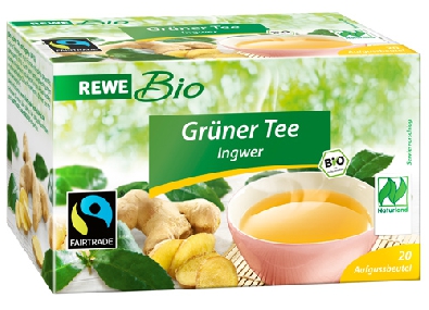 Rewe Bio Grüner Tee Ingwer-