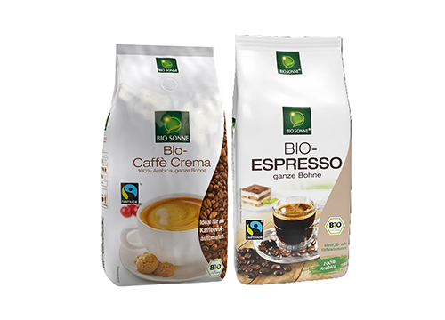 Bio-Caffè Crema und Espresso von Bio Sonne-