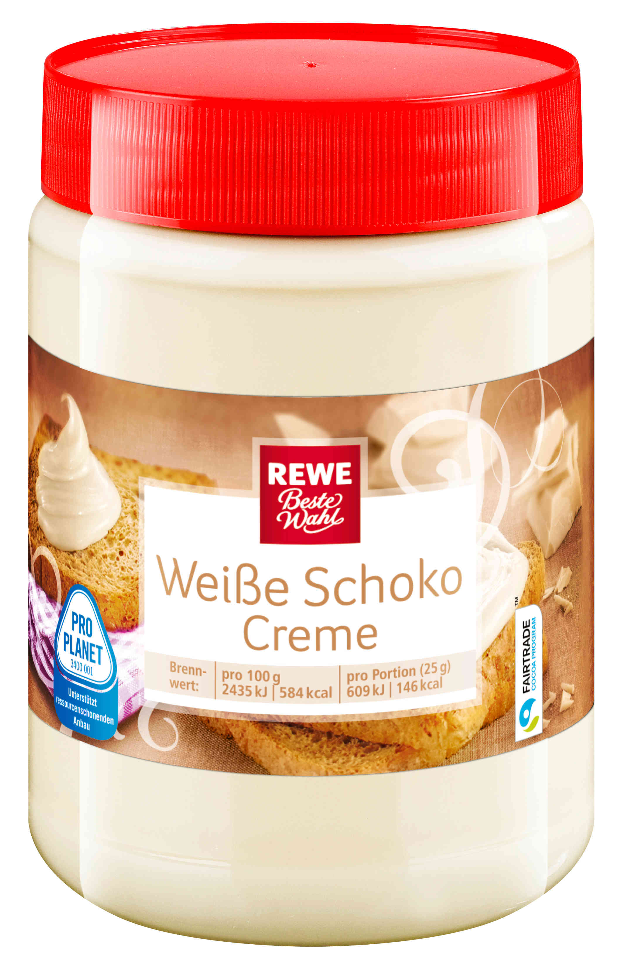 REWE Beste Wahl Weiße Schoko Creme-