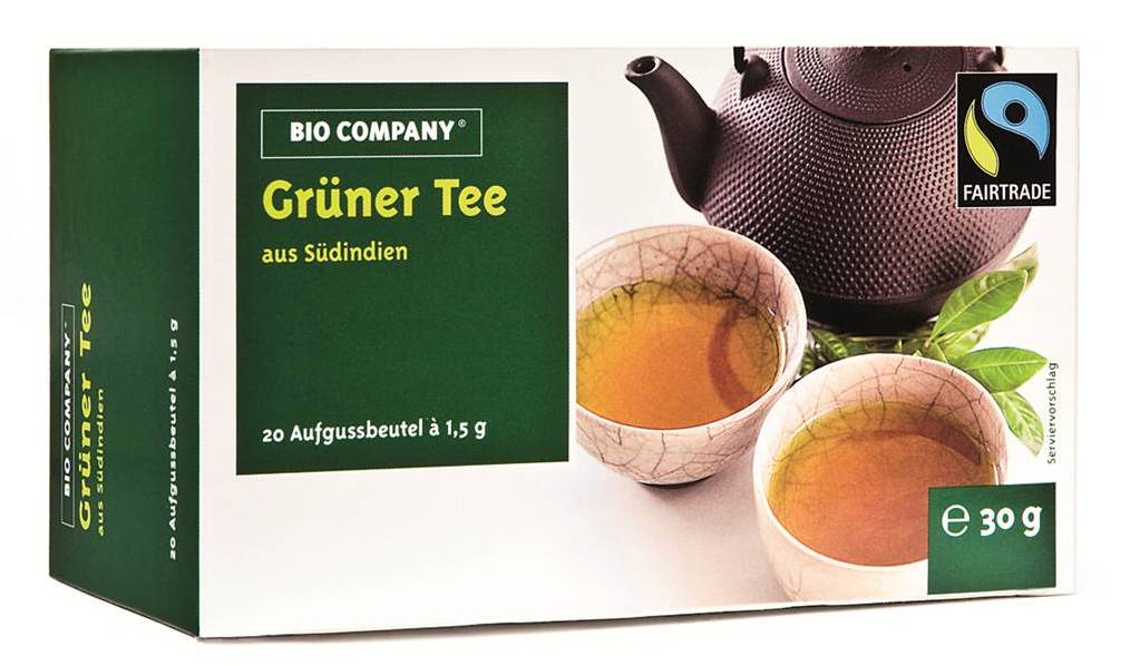 BIO COMPANY Grüner Tee, 20x1,5g-