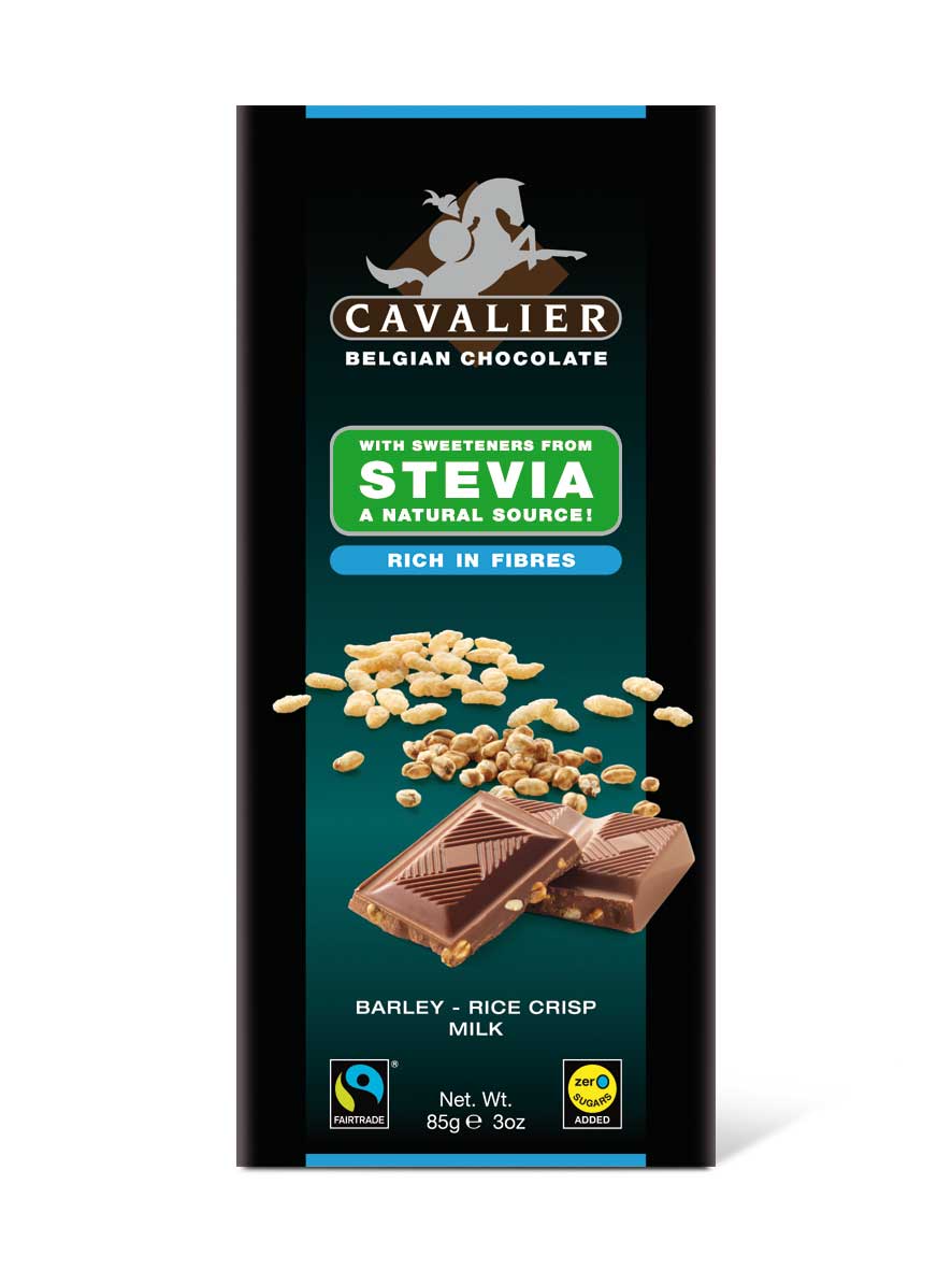 Cavalier Extra Tafelschokolade Barley Rice Crisp Milk-