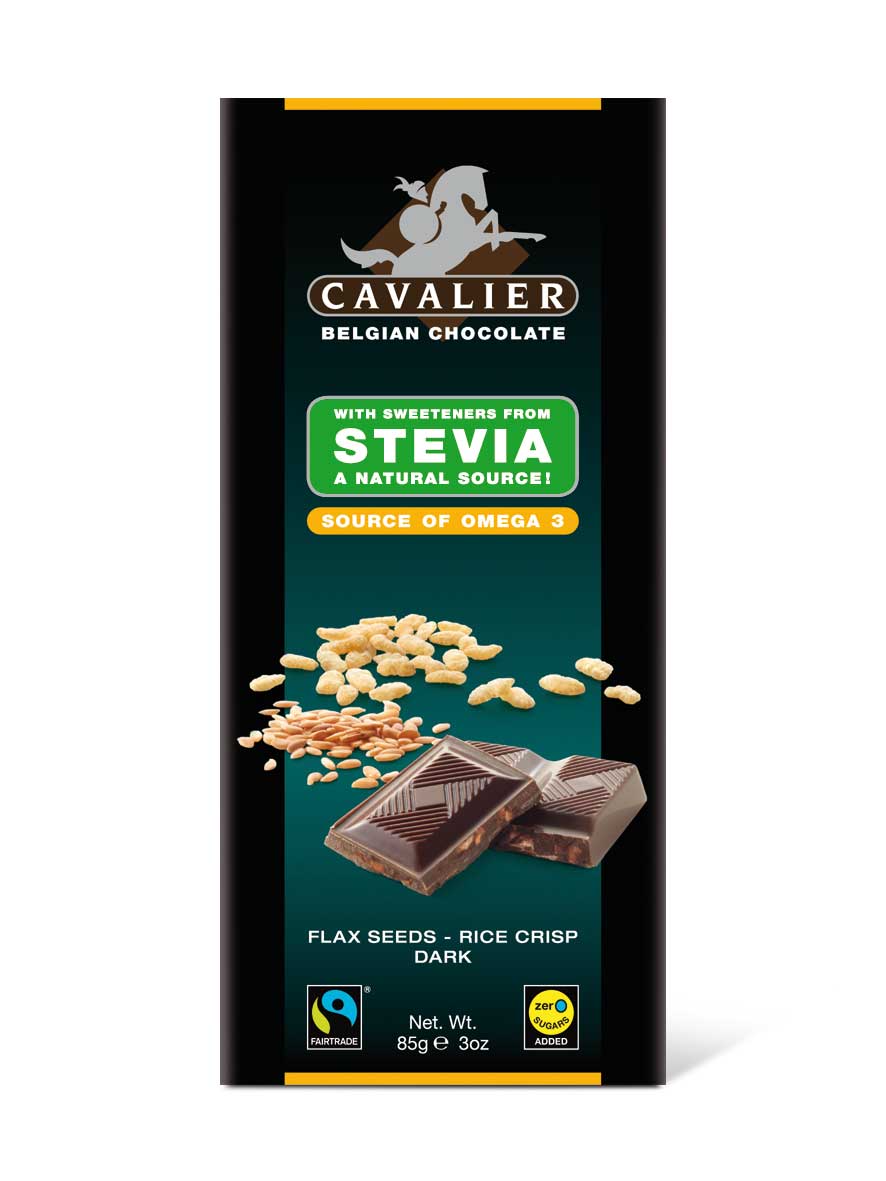 Cavalier Extra Tafelschokolade Flax Seeds - Rice Crisp Dark-