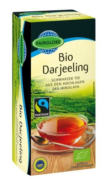 Fairglobe Bio Darjeeling, 25 x 2g-