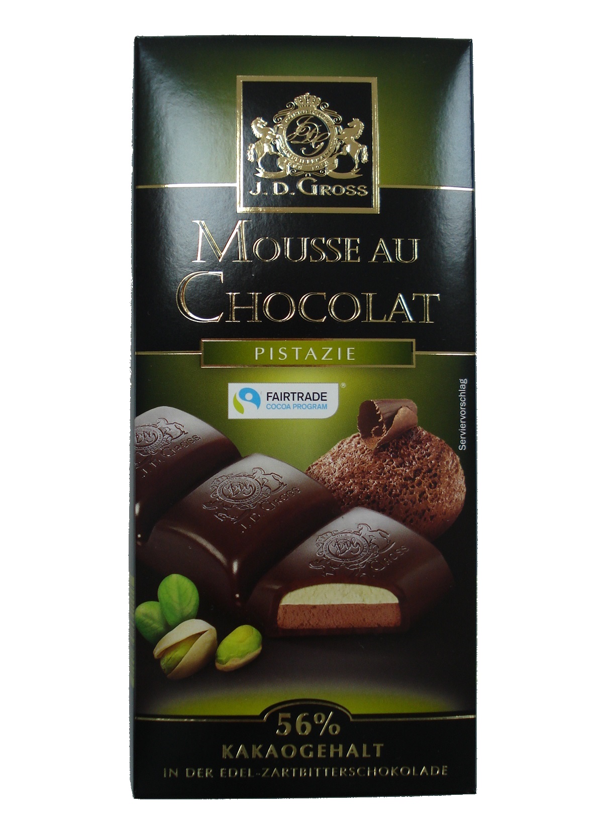 J.D. Gross Mousse au Chocolat Pistazie-