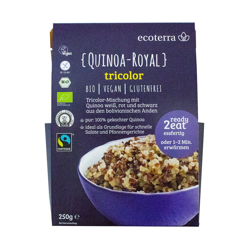 ecoterra Quinoa- Royal, tricolor-