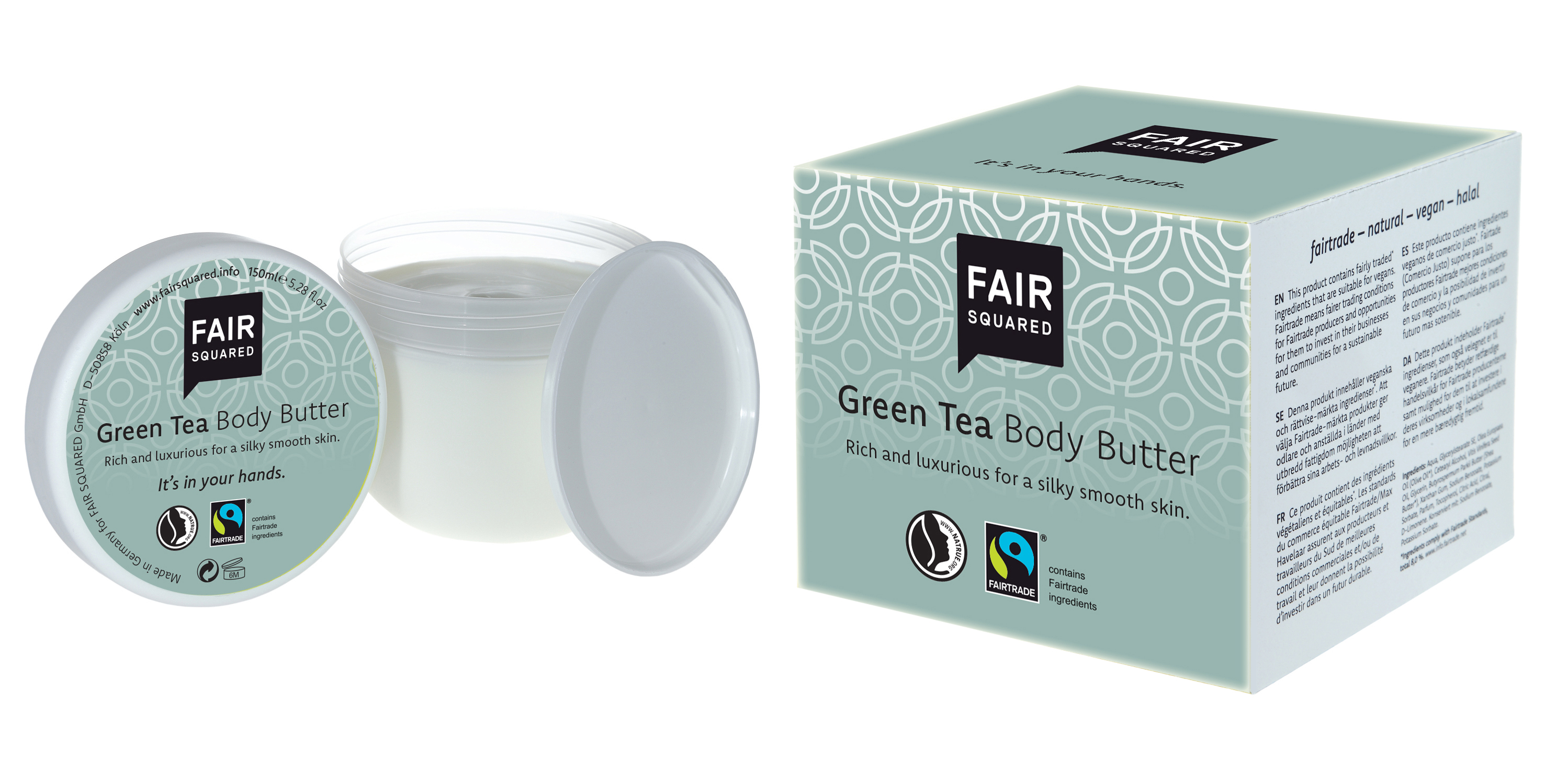Fair Squared Body Butter Green Tea 150ml-