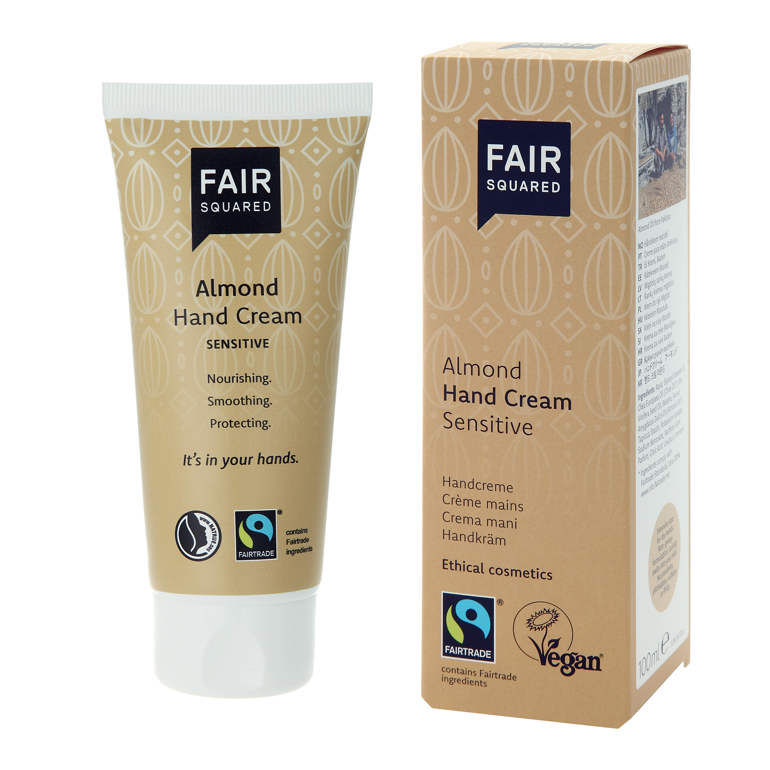 Fair Squared Hand Cream Almond 100ml-