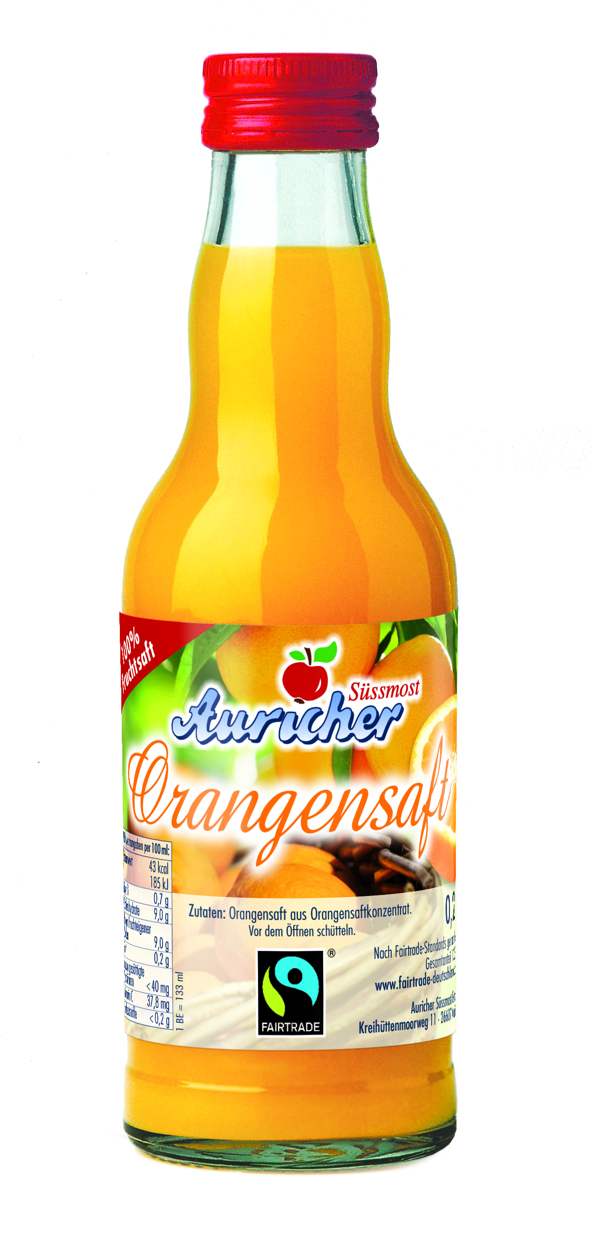 Auricher Orangensaft, 200ml-