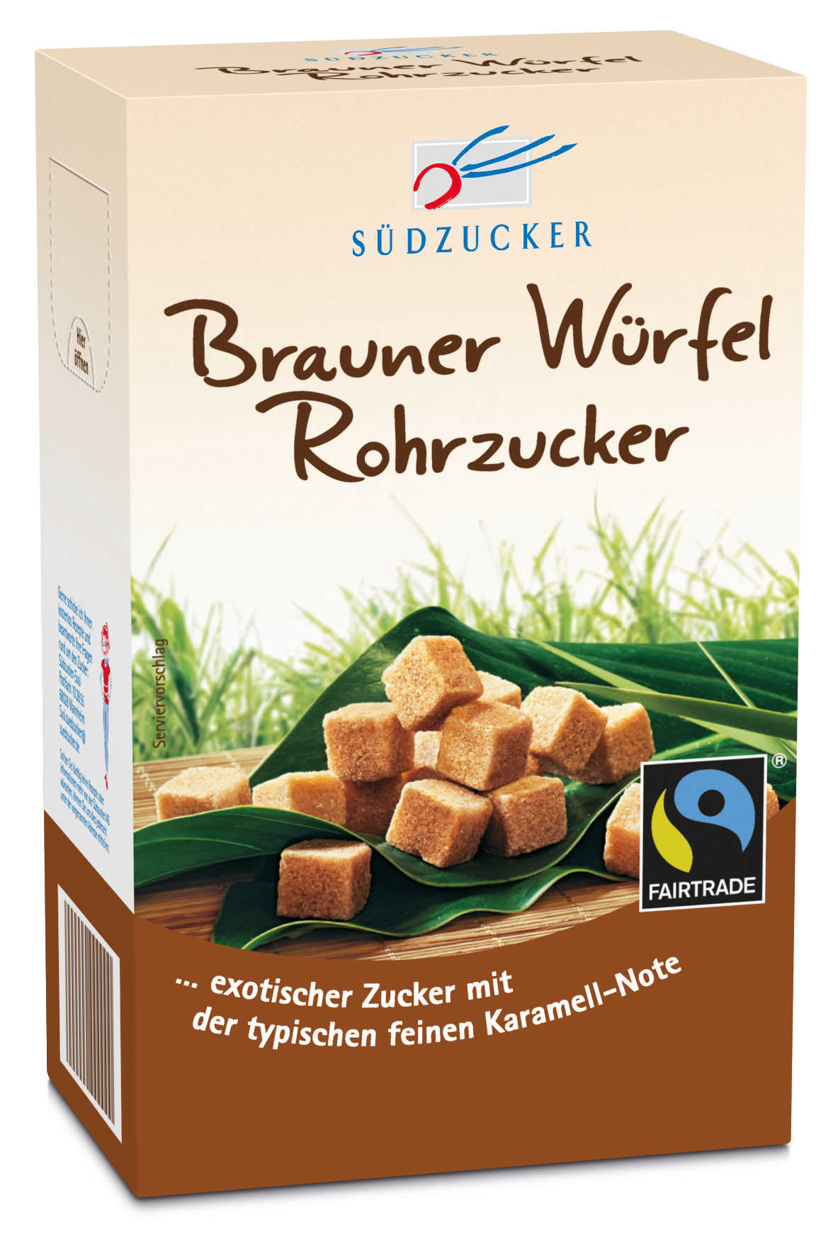Südzucker Brauner Würfel Rohrzucker-