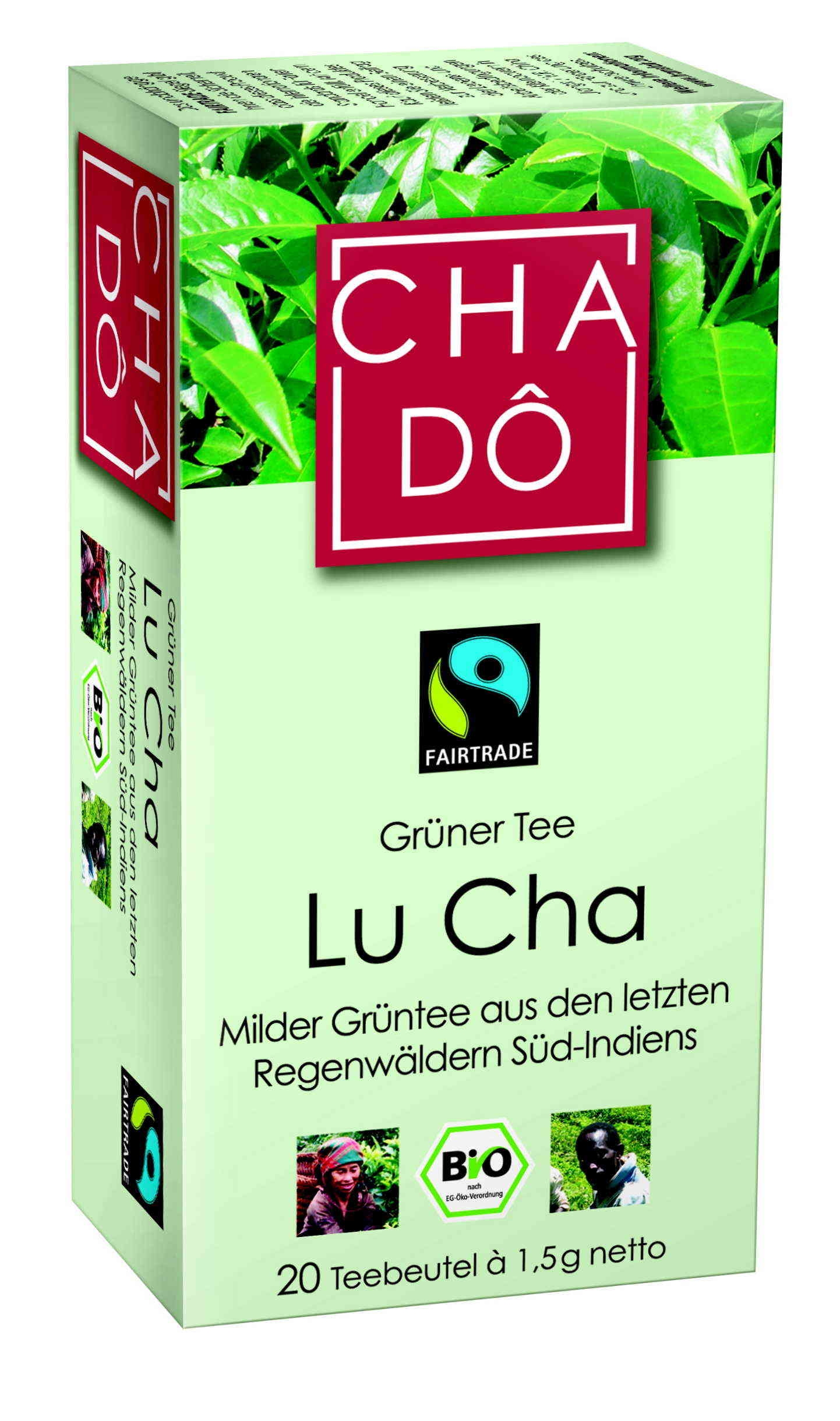 CHA DÔ Grüner Tee Lu Cha, 20x1,5g-