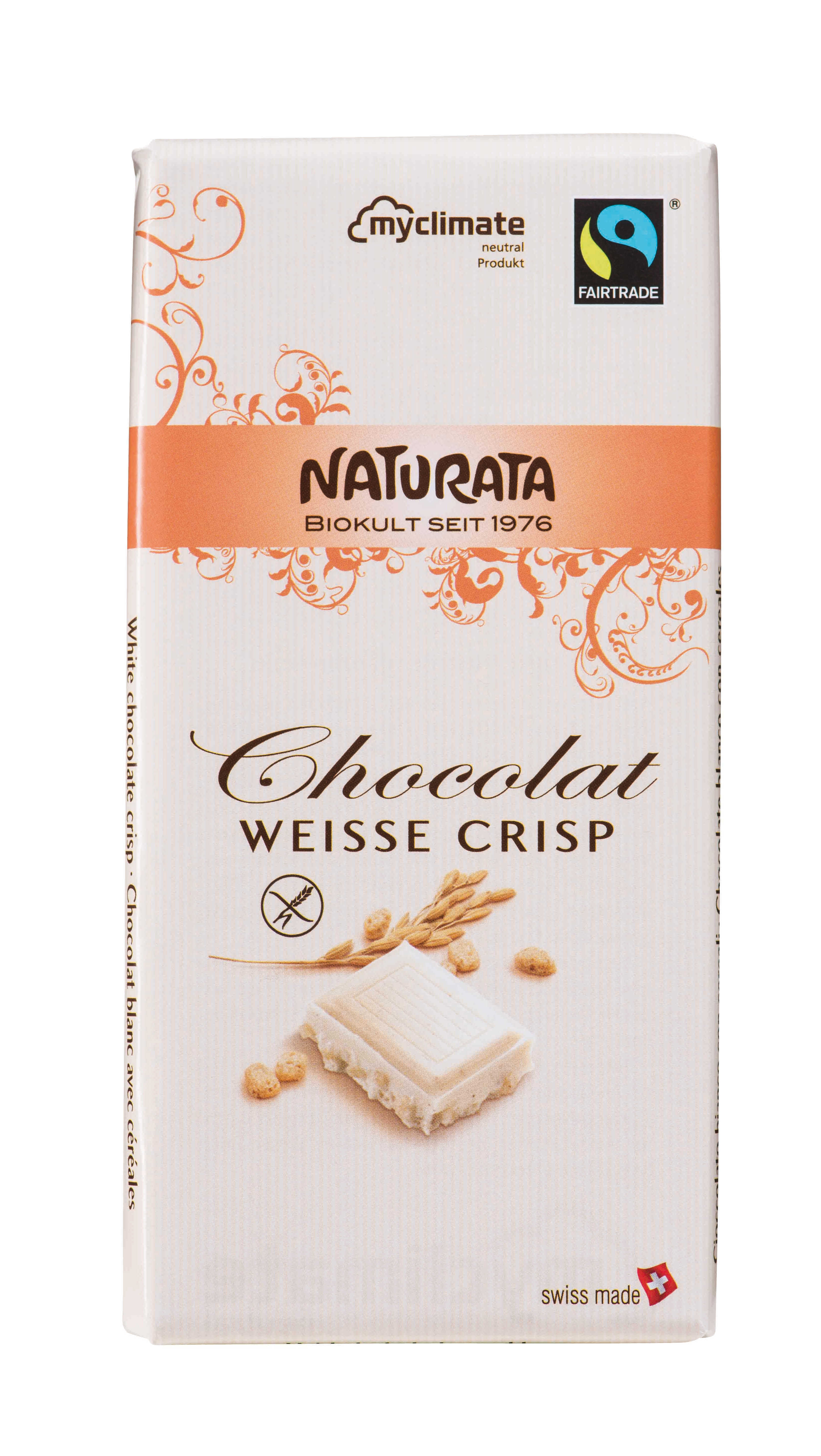 Naturata Crunchy Crisp Schokolade, weiß-