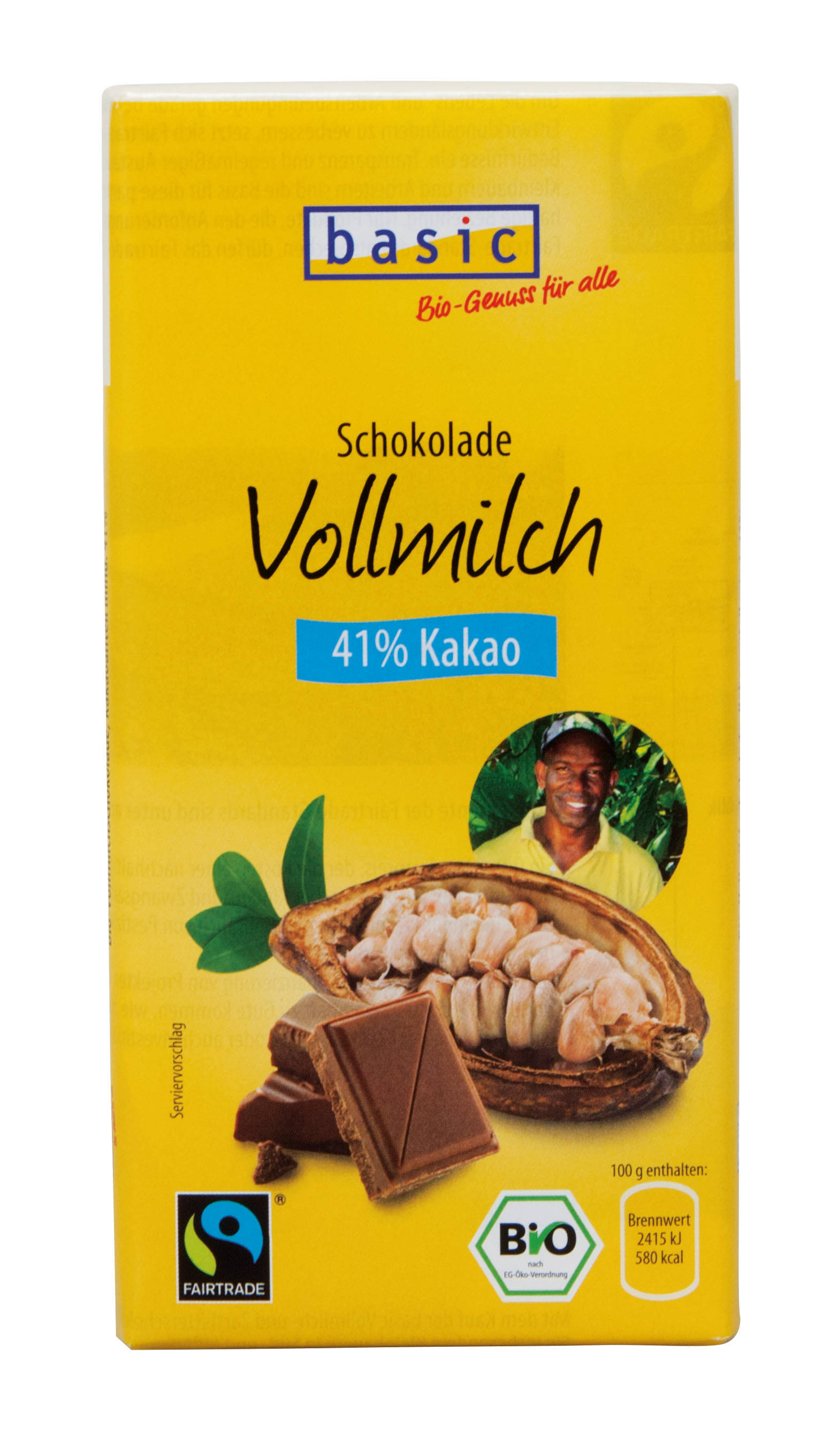 basic Vollmilchschokolade 41%-