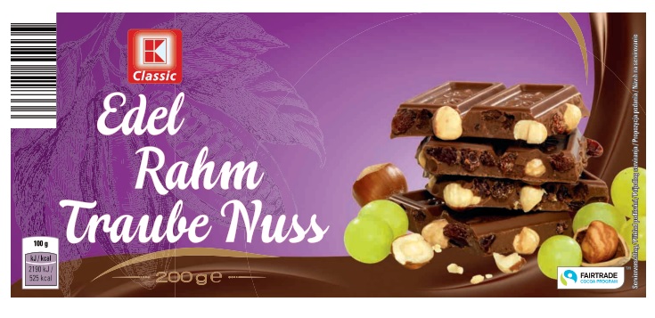 K-Classic Edel Traube Nuss Schokolade-
