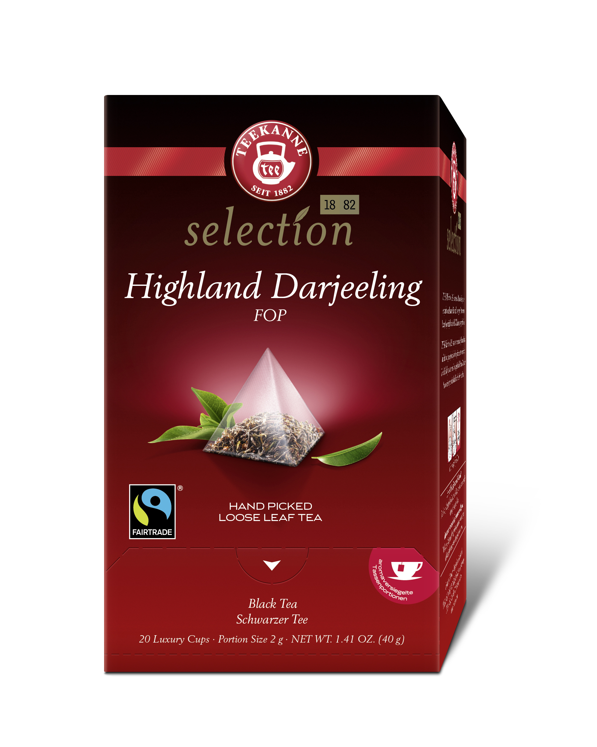 TEEKANNE selection Highland Darjeeling FOP, 20x2g-