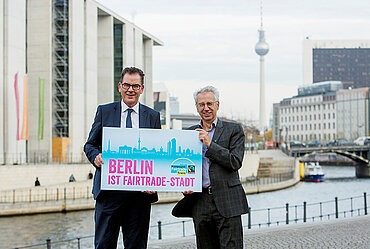 Bundesentwicklungsminister Dr. Gerd Müller und Dieter Overath in Berlin