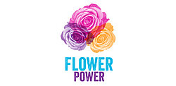 Logo der "Flower Power" Kampagne