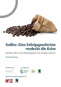 Lesen Sie hier die Studie vom Forum Fairer Handel über die Machtkonzentration in der Kaffeebranche.