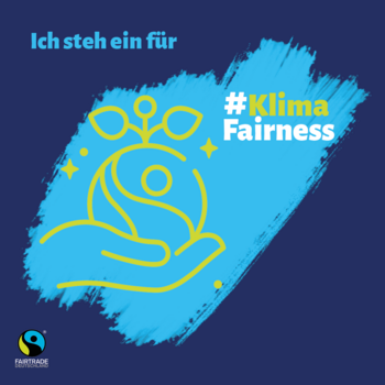 Sharepic: Steh ein für Klimafairness