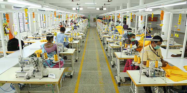 Nachhaltige Textil-Fabrik