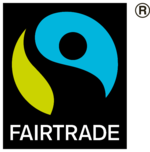 Abbildung des Fairtrade-Siegels. Die Nutzungsrechte für das Fairtrade-Siegel liegen bei TransFair, es darf nur nach Zustimmung oder Freigabe durch TransFair abgebildet werden.
