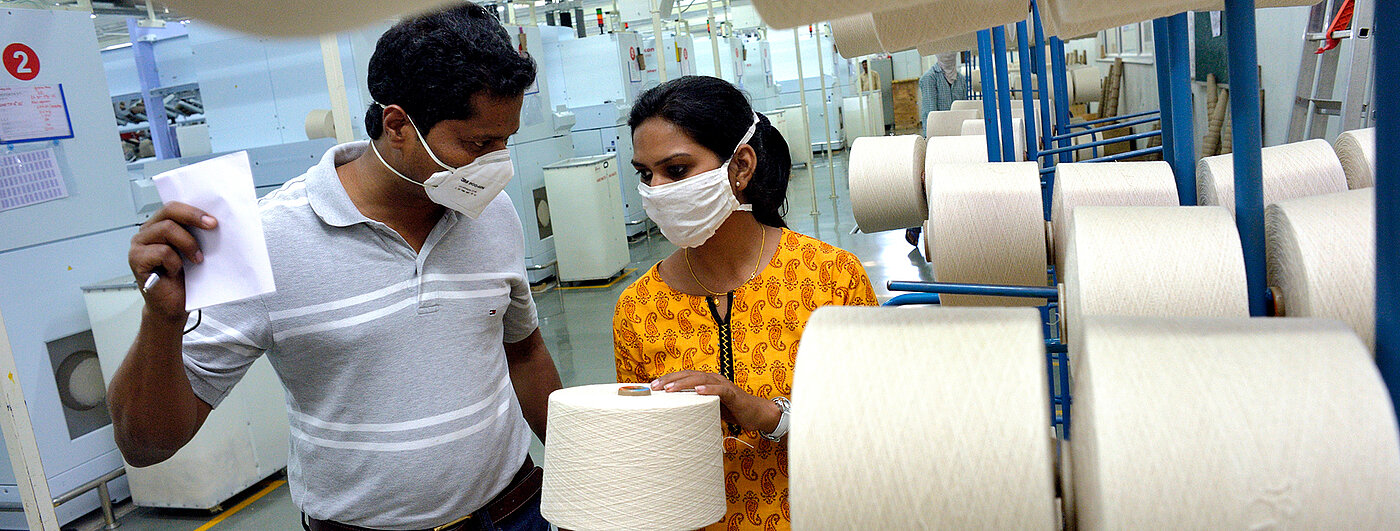 Baumwollproduktion in Indien. Foto: Didier Gentilhomme