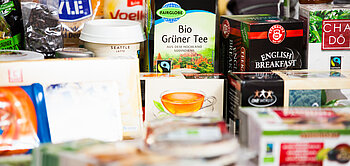 Fairtrade-Produktem Fokus: Tee