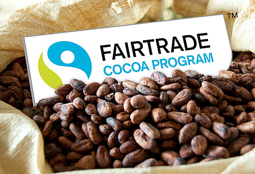 Siegel für das Fairtrade-Kakaoprogramm