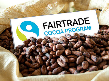 Siegel für das Fairtrade-Kakaoprogramm