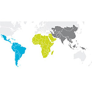 Fairtrade-Produzentenländer: Karte