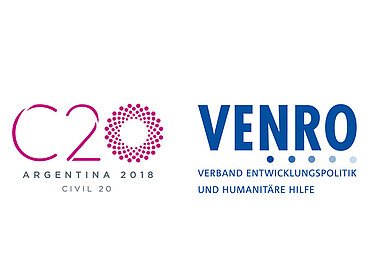 Logos von C20 und Venro