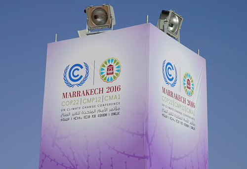 Die 22. UNO-Klimakonferenz fand vom 7. bis 18. November 2016 in Marrakesch in Marrokko statt.