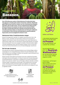 <p>Zahlen und Fakten zu Fairtrade-Bananen.</p>