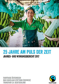 Aktuelle Trends und Entwicklungen des gesiegelten fairen Handels in den Jahren 2017 und 2018. Die Printversion umfasst den Jahresbericht 2017/2018 von Fairtrade Deutschland und den der DACH-Region.