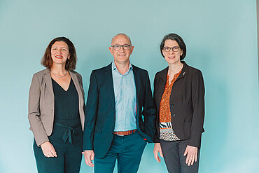 Claudia Brück, Detlev Grimmelt und Katja Carson bilden den neuen Vorstand von Fairtrade Deutschland