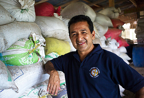 Rodolfo Peña Alba, Direktor bei COMSA, einer Fairtrade zertifizierten Kaffeeorganisation in Honduras