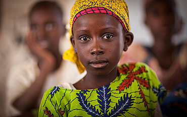 Kind aus dem Senegal. Bild: Sean Hawkey